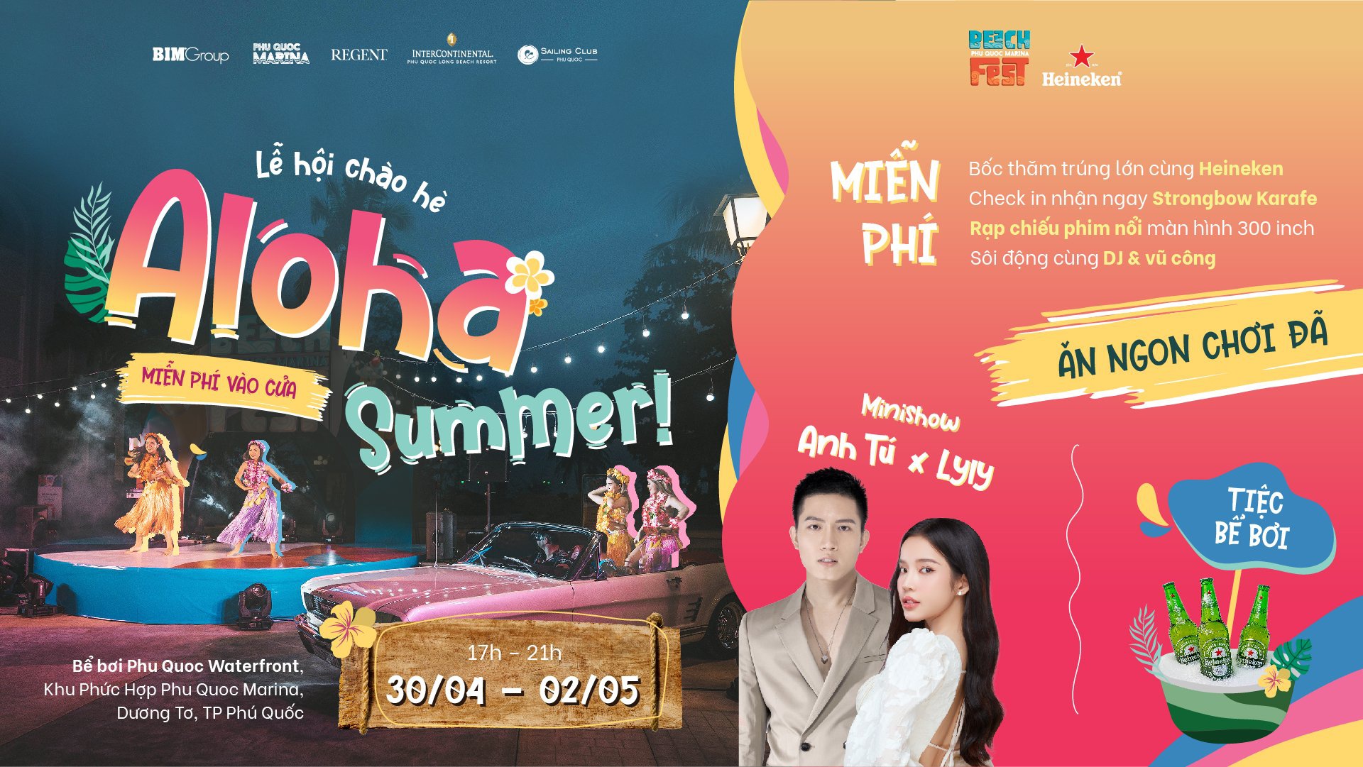 Aloha Summer! – lễ hội 3 ngày sôi động tại Phu Quoc Marina dịp nghỉ lễ 30.4